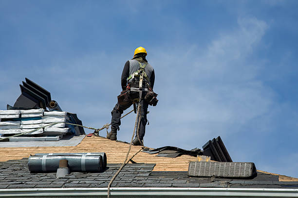 Professional Flat Roof Repair technician working in Orange City, FL
